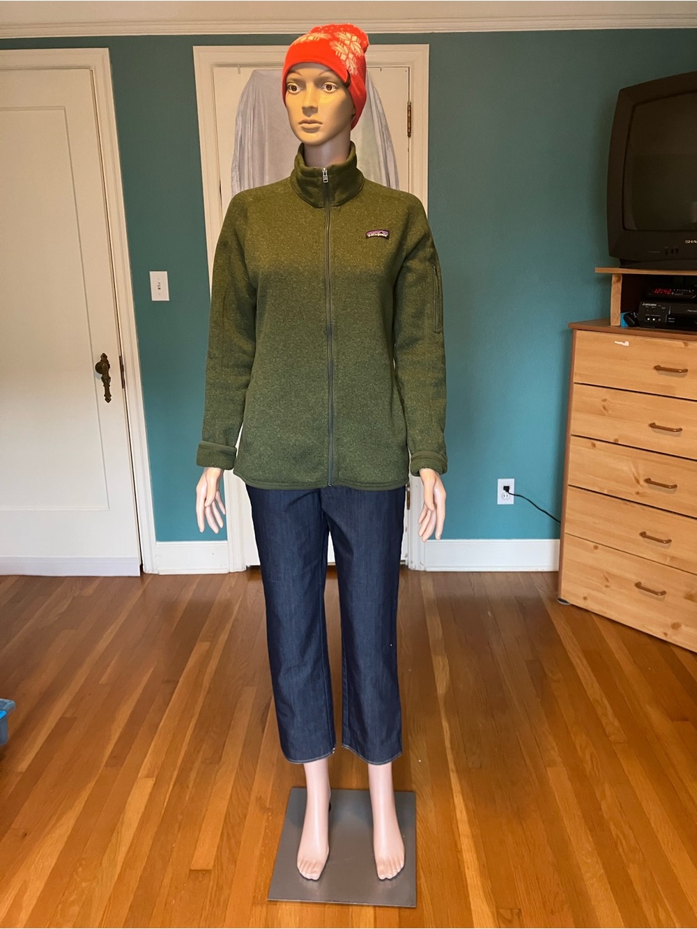 Patagonia Green Full-Zip Fleece Jacket